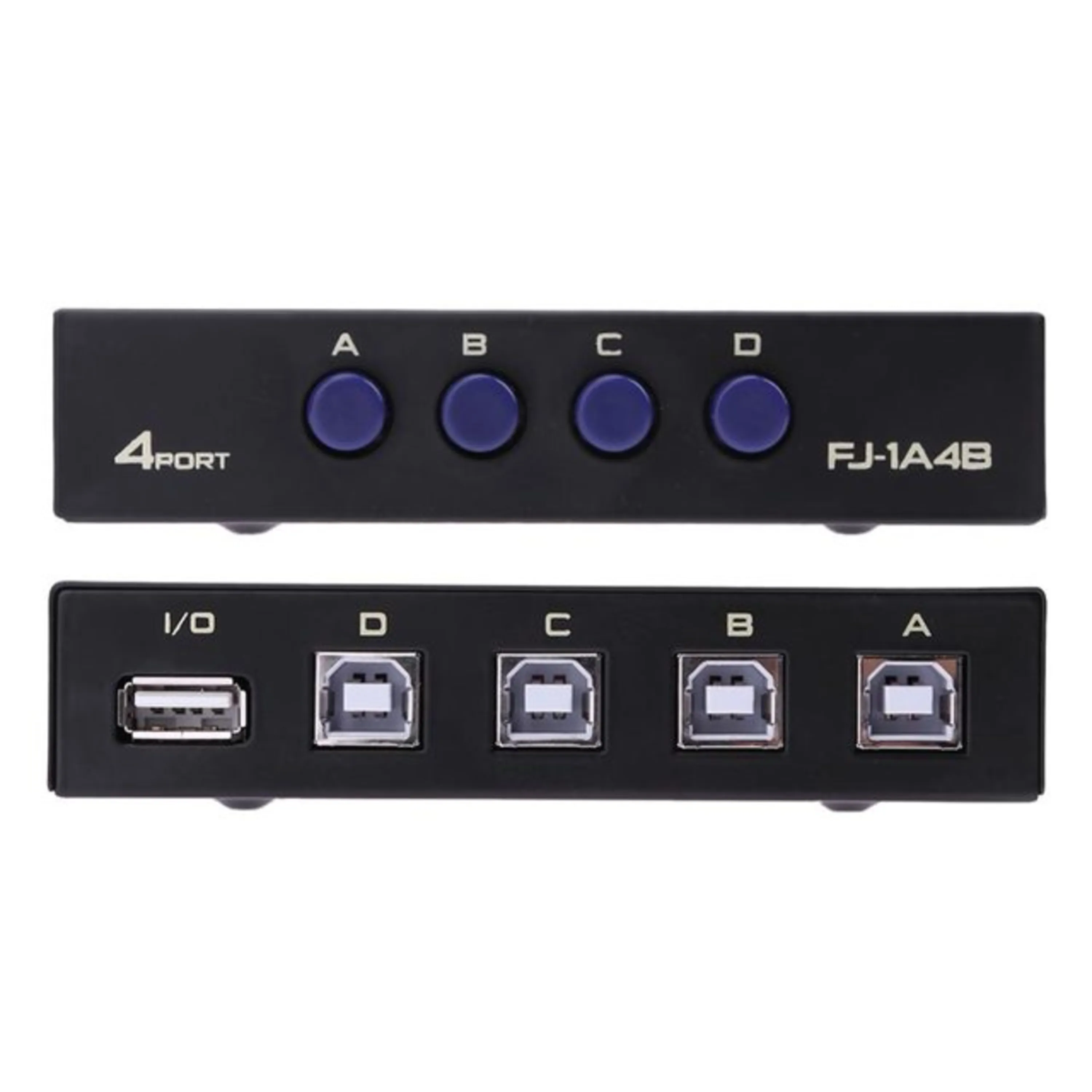 پرینتر سوییچ 4 پورت دستی  Printer switch FJ-1A4B پرینتر سوییچ 4 پورت دستی  Printer switch FJ-1A4B